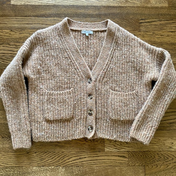 Madewell Speckled Rib Cardigan - Picture 4 of 7
